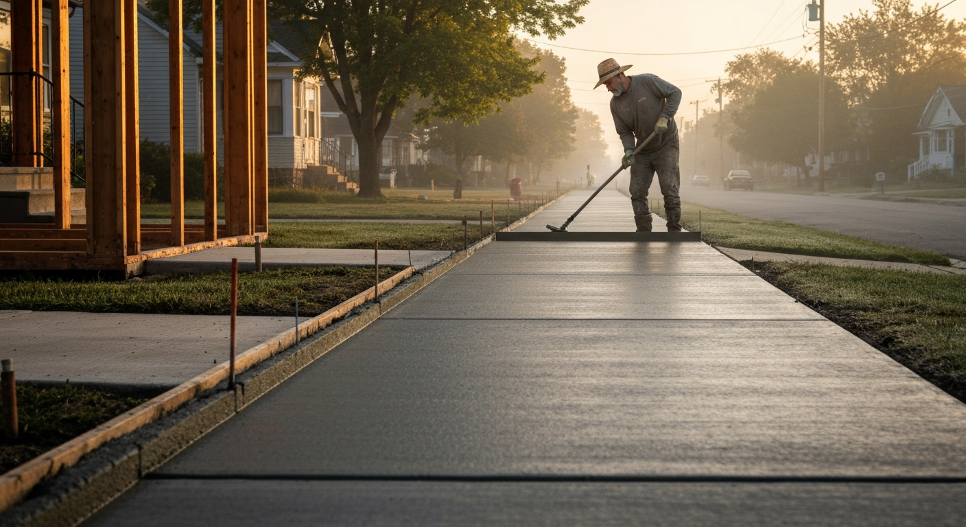 Concrete Sidewalk Replacement in Kansas City: When to Replace vs Repair