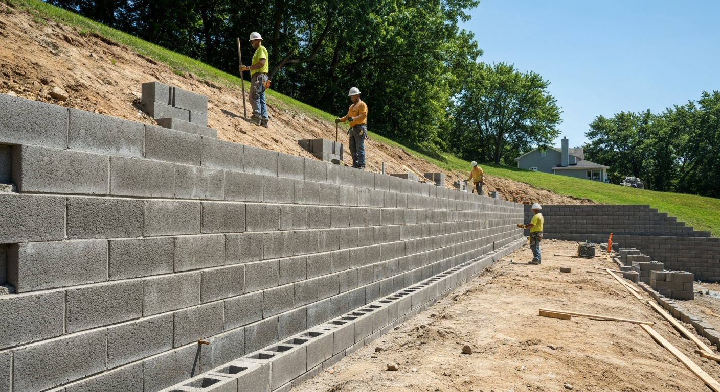 Retaining Wall Contractors in Kansas City: Complete 2026 Guide